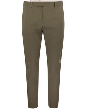Pt Pantaloni Pt Torino Dieci Slim-Fit Trousers - Green