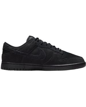 Nike Dunk Low Retro Lace-Up Fastening Sneakers - Black