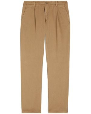 Aspesi Checkered Pants - Natural