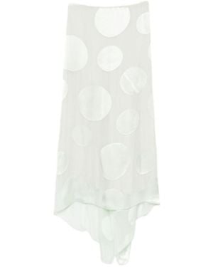Dries Van Noten Asymmetrical Skirt - White