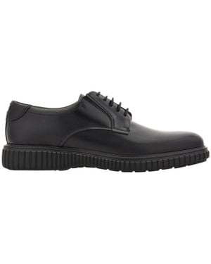 Ferragamo Casual Derby Shoe - Black