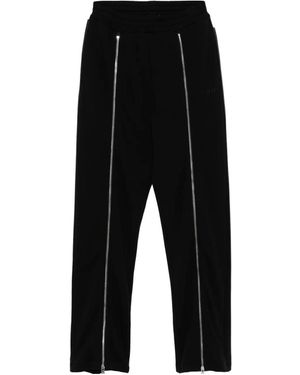 MSGM Zip-Vents Track Trousers - Black