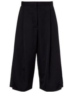 The Row Kalyan Wool Bermuda Shorts - Blue