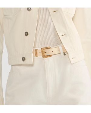 Dior Cannage Belt - Natural