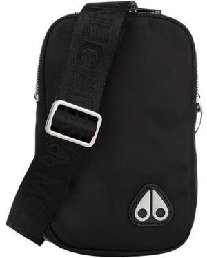 Moose Knuckles Logo Shoulder Bag - Black
