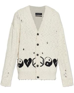 AllSaints Jacquard Cardigan - White