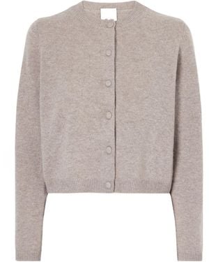Allude Long Sleeve Cropped Cardigan - Multicolour