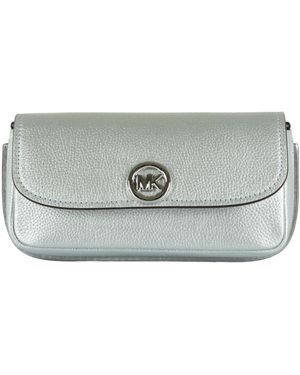 MICHAEL Michael Kors Michael Kors Nolita Small Foldover Top Crossbody Bag - Grey