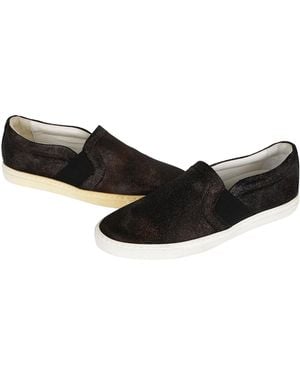 Lanvin Glitter Velvet Slip-On - Black