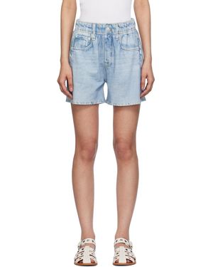 Rag & Bone Miramar Denim Shorts - Blue