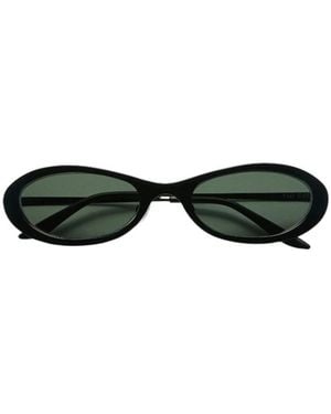 Our Legacy Tad Oval-Frame Sunglasses - Green