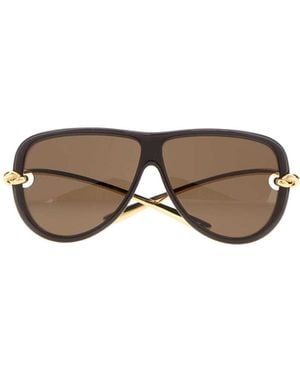 Bottega Veneta Full-Frame Sunglasses - Multicolour