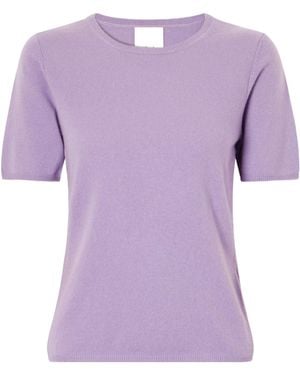 Allude Cashmere Sweater - Purple