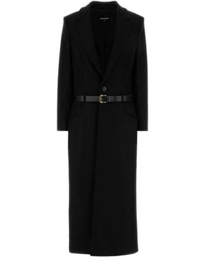 DSquared² Long-Sleeved Coat - Black