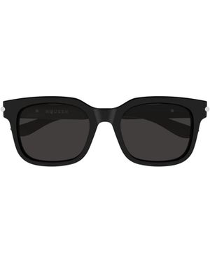 McQueen Eyewear Square Frame Sunglasses - Blue