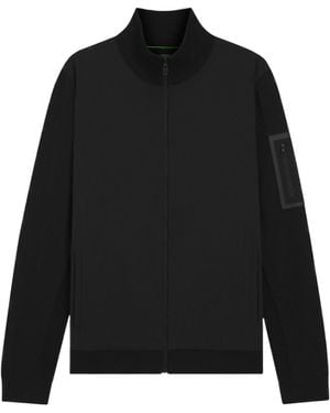 BOSS Stand-Collar Zip Jacket - Black
