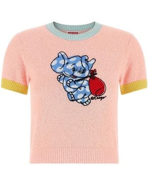 KENZO Cartoon Top - Pink
