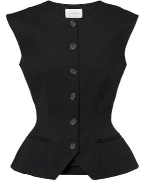 Magda Butrym Silk And Cashmere Vest - Black