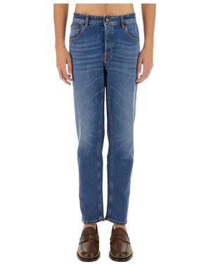 Pt Pantaloni Pt Torino Reggae Mid-Rise Jeans - Blue
