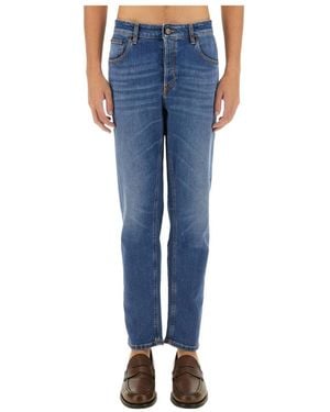 Pt Pantaloni Pt Torino	Reggae Mid-Rise Jeans - Blue