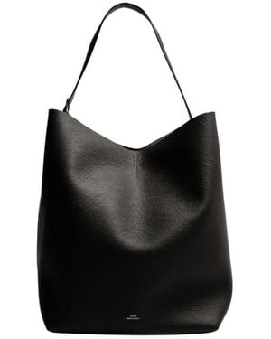 TOTEME Logo Handbag - Black