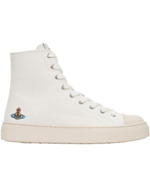Vivienne Westwood Plimsoll High-Top Trainers - Natural