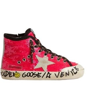 Golden Goose Francy Penstar Sneakers - Red