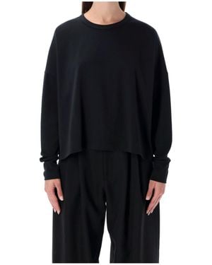 Studio Nicholson Loop Oversized Long Sleeve Top - Blue