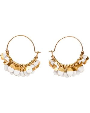 Isabel Marant Casablanca Tassel Hoop Earrings - Metallic
