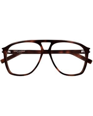 Saint Laurent Eyewear Sl 596 Dune Optical Glasses - White