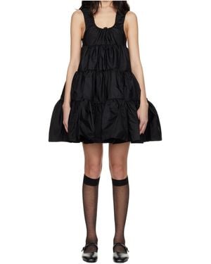 Cecilie Bahnsen Aino Mini Dress - Black
