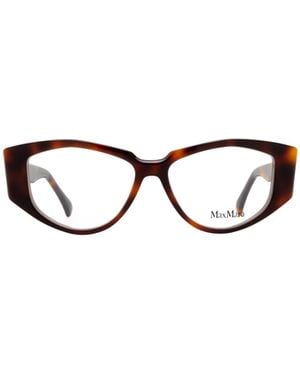 Max Mara Irregular Frame Glasses - White