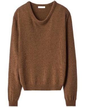 Lemaire Crew-Neck Sweater - Brown