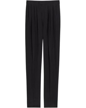 Saint Laurent Leg Tailored Pants - Black