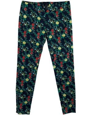 Armani Jeans Printed Design Casual Pants - Green