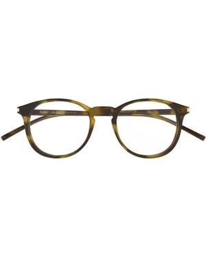 Saint Laurent Full-Frame Non-Prescription Glasses - White