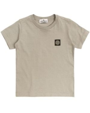 Stone Island Logo-Patch T-Shirt - White