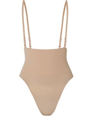 Skims High Waist Briefs - Natural