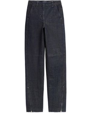 Jacquemus Stitch Detailed Jeans - Blue