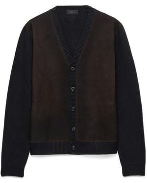 Prada Wool Cardigan - Black