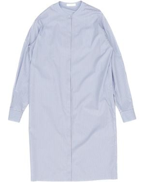 The Row Long-Sleeved Striped Dress - Blue