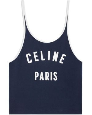 Celine Paris Tank Top - Blue