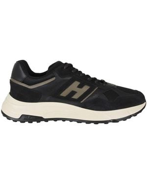 Hogan Round-Toe Sneakers - Black