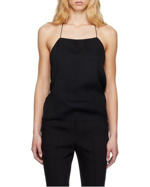 Ann Demeulemeester Heda Open Back Top - Black
