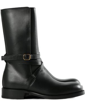 The Row Jodhpur Boots - Black