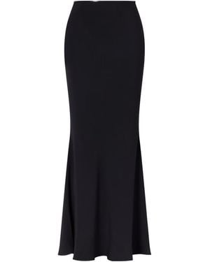 Tom Ford Enverse Satin Maxi Skirt - Black