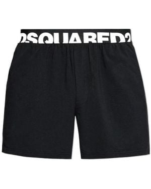 DSquared² Logo-Waistband Boxers - Black
