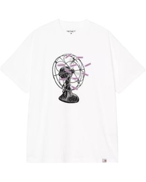Carhartt Fan Graphic-Print T-Shirt - White