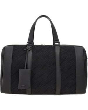 Ferragamo Zippered Travel Bag - Black