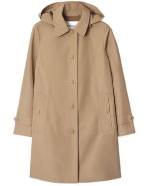Burberry Long Sleeve Windbreaker - Natural